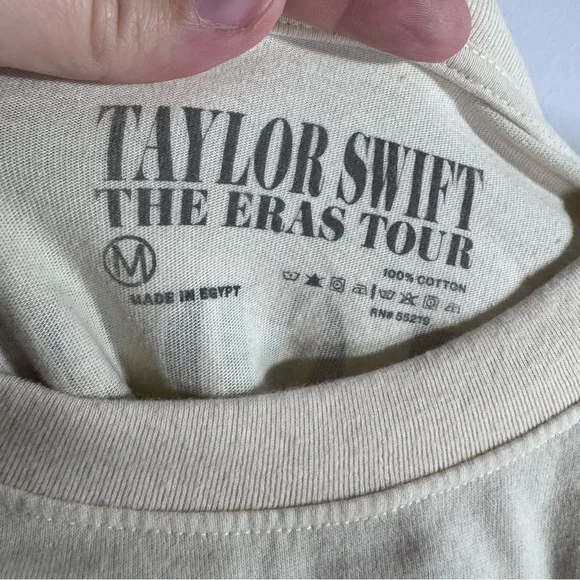 Taylor Swift Eras Tour Graphic T Shirt Album Era Collage Tour Cities M - Picture 4 of 4